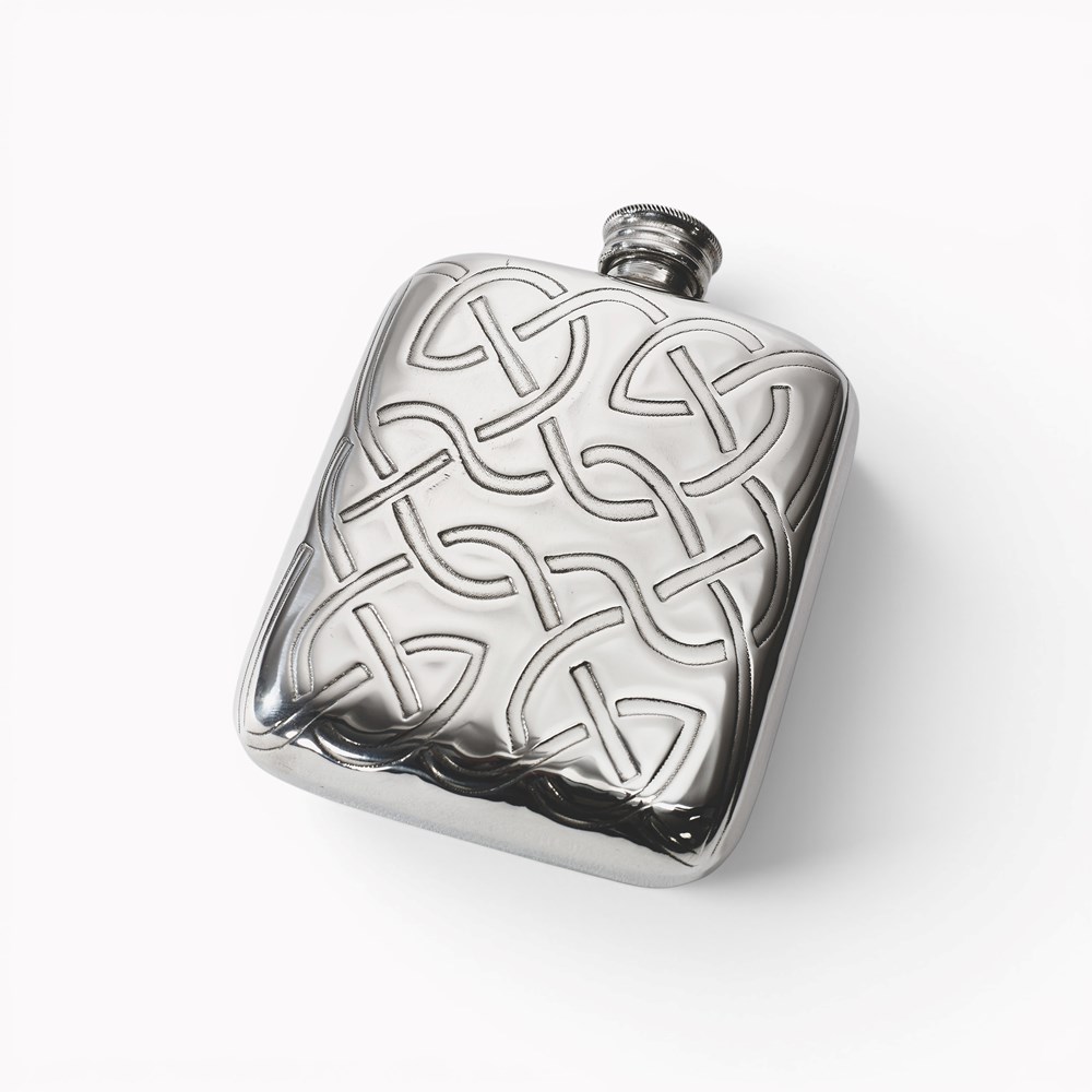 Celtic Knot 4oz Pewter Pocket Flask Celtic Knot 4oz pewter pocket flask