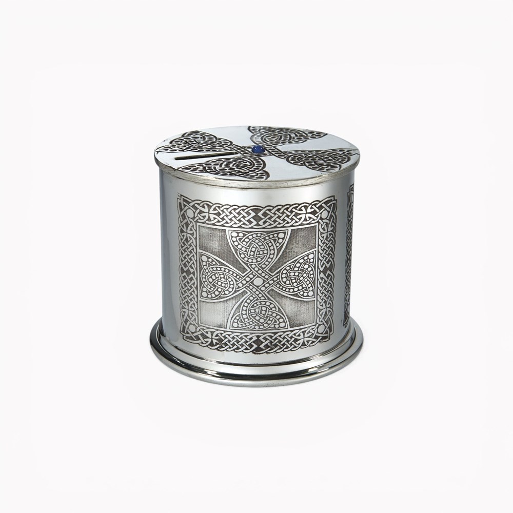Celtic Cross Pewter Money Box Celtic Cross Pewter Money Box