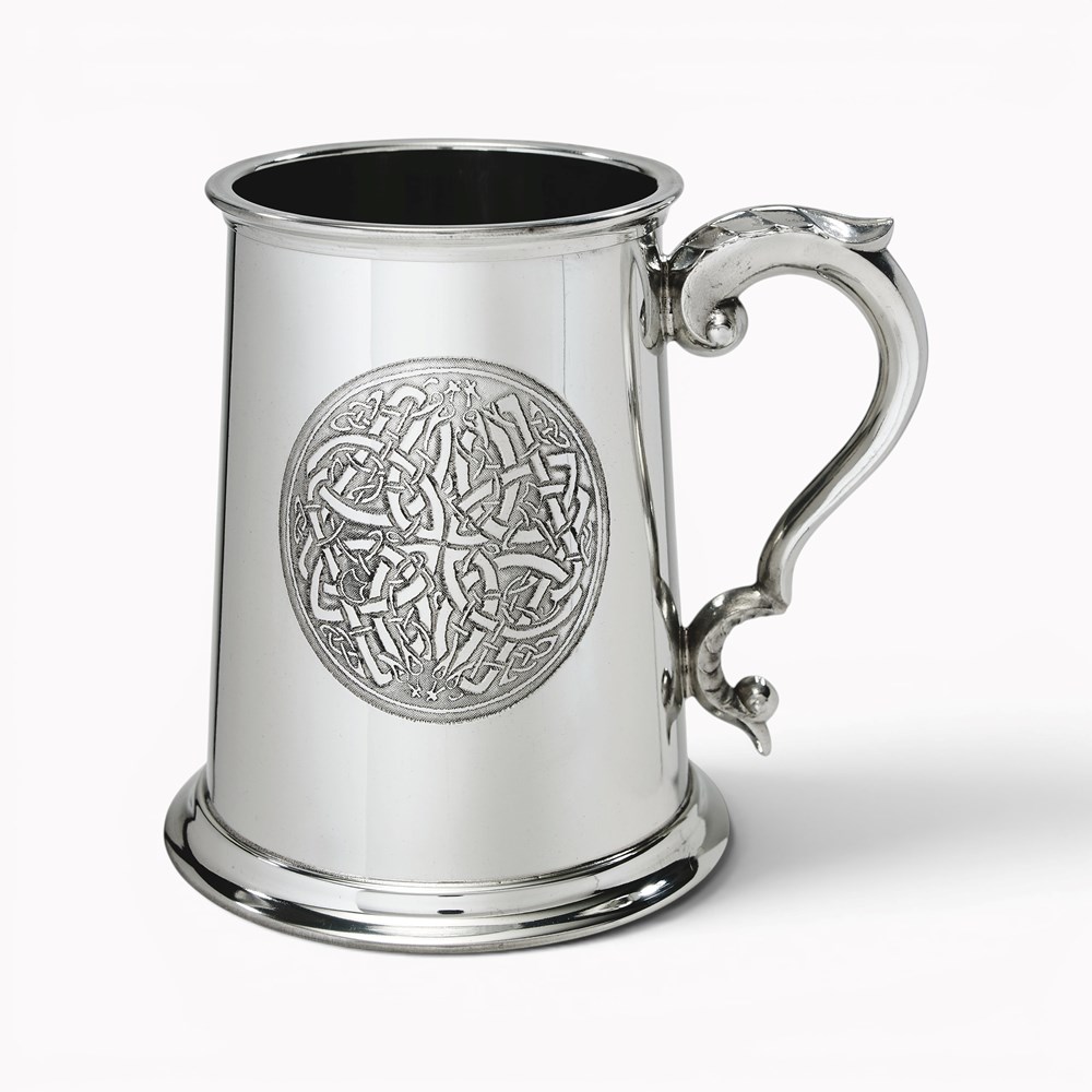 Celtic Circle Pewter Tankard Celtic Circle Pewter Tankard