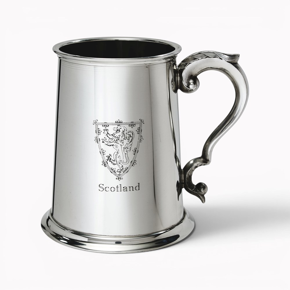 Lion Of Scotland Pewter Tankard