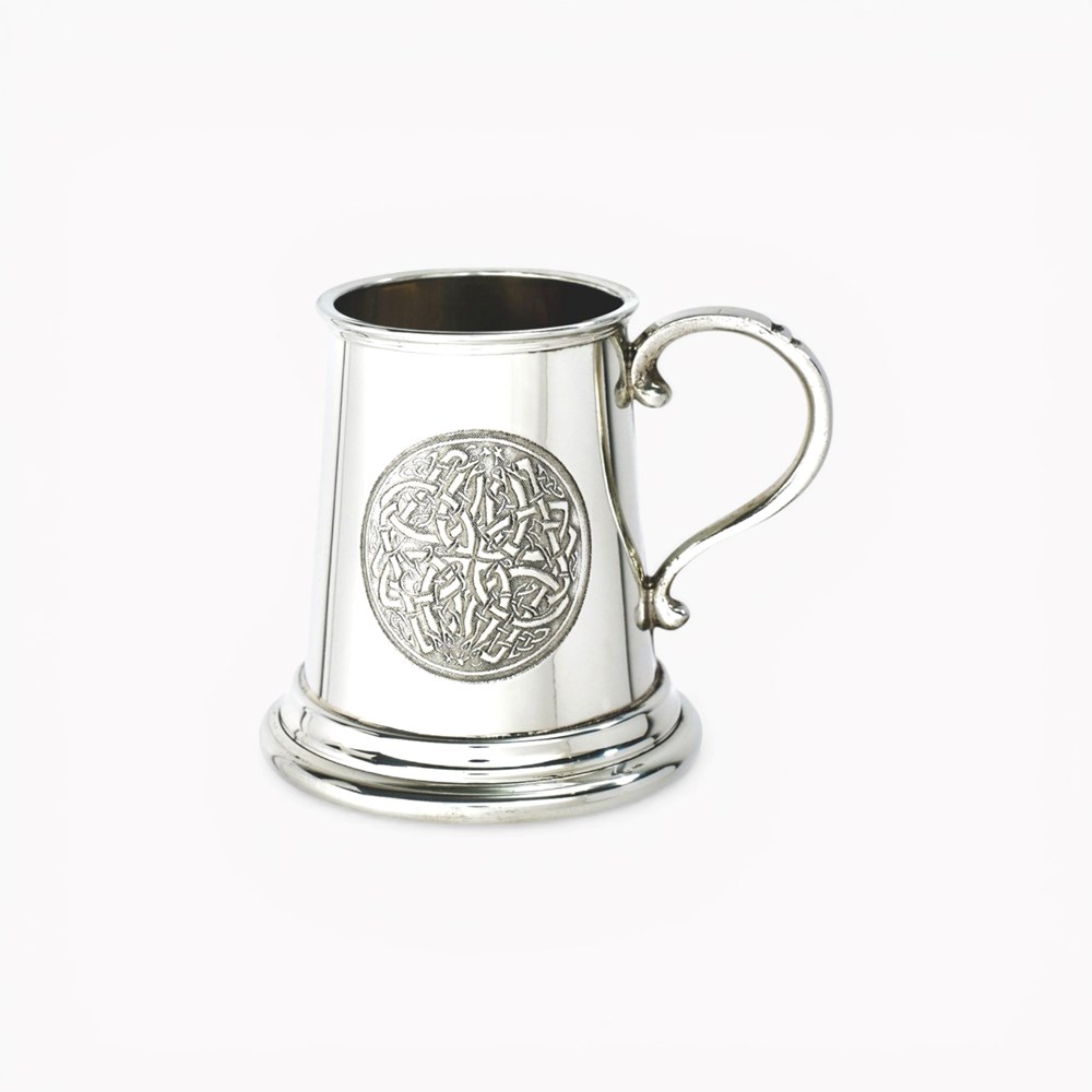 Celtic Circle Pewter Baby Mug Celtic Circle Pewter Baby Mug