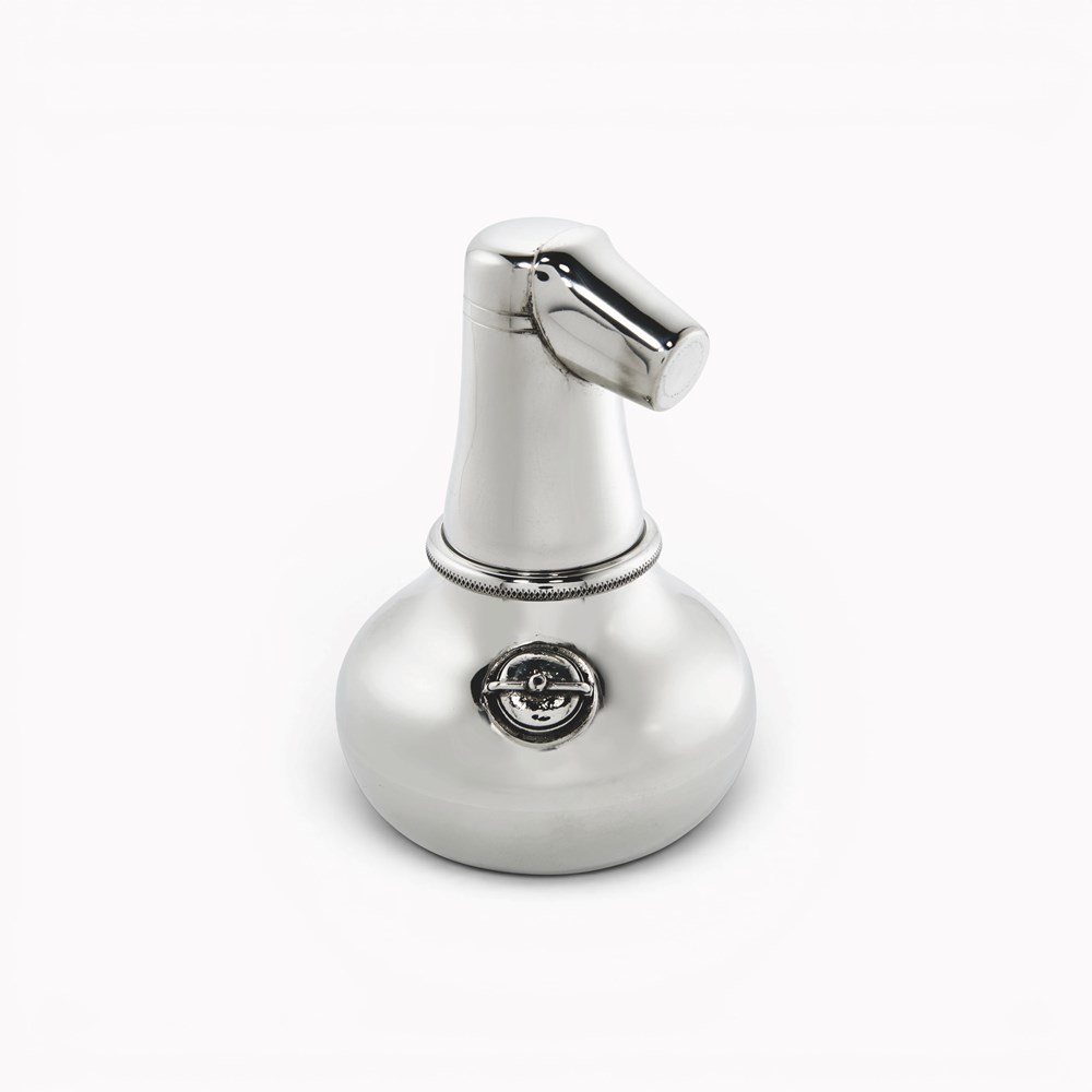 Pewter Pot Still Large Flask Pewter Pot Still Large Flask