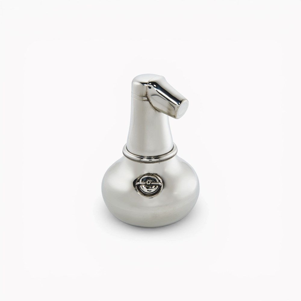 Pewter Pot Still Large Flask Pewter Pot Still Large Flask