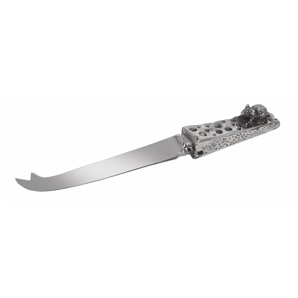 Cast Pewter Mouse Cheese Knife