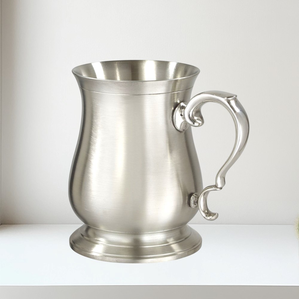 One Pint Pewter Cast Abbey Bell Tankard T1 Abbey Bell Cast 1 pint heavy Pewter Tankard