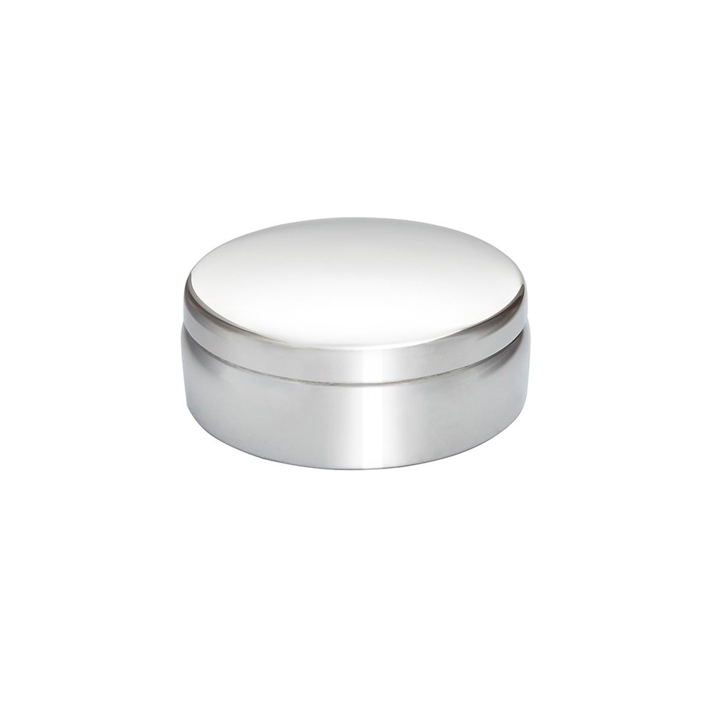 6cm Plain Round Pewter Trinket Box