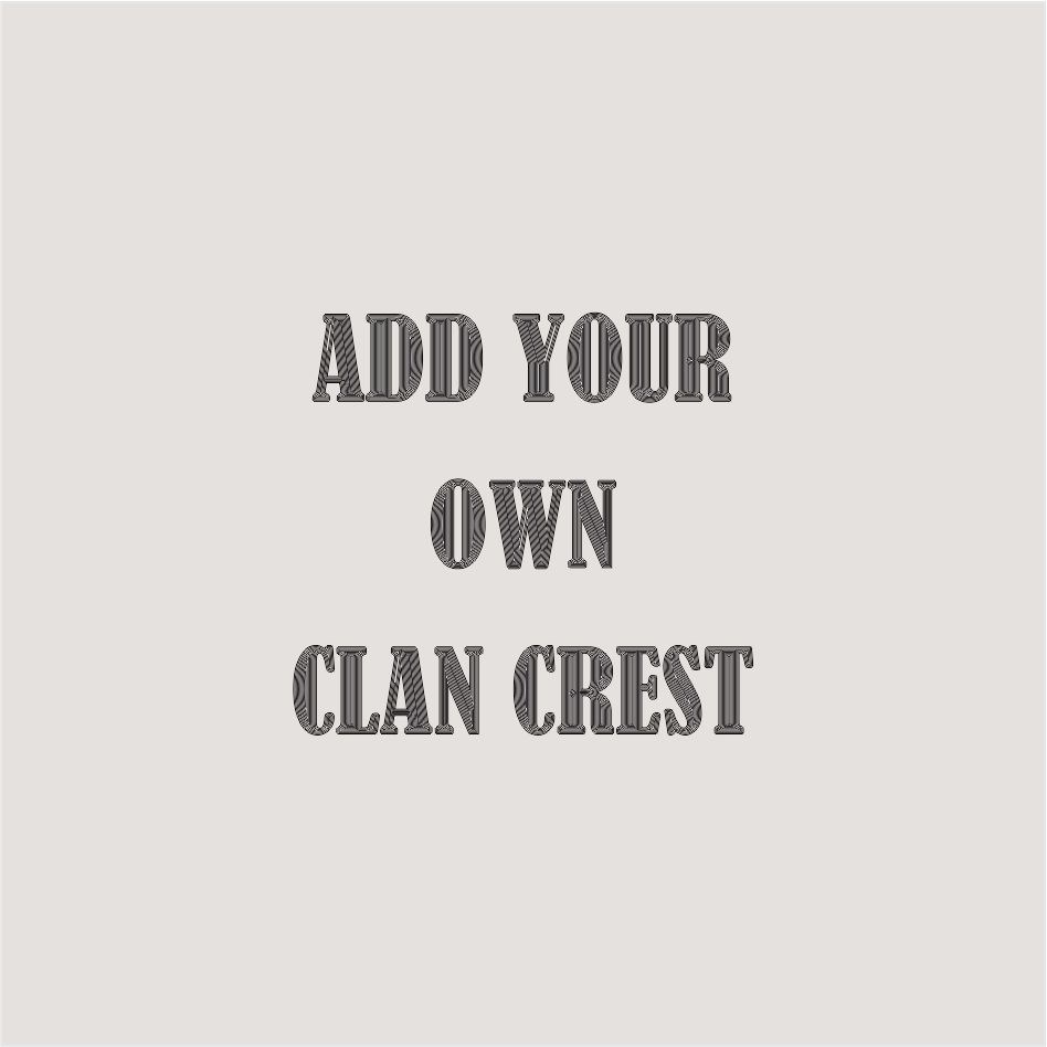 Clan crest Your Own Choose your Product Clan crest Your Own Choose your Product