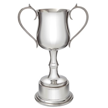 Large Georgian Pewter Trophy