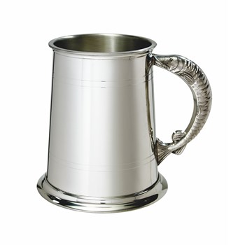 Fish Handle One Pint Pewter Tankard
