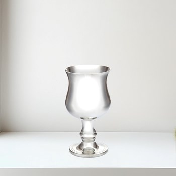 Tiny Georgian Pewter Goblet