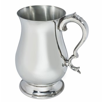 Two Pint Georgian Pewter Tankard