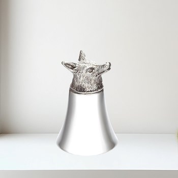 3oz Fox Head Pewter Jigger Cup