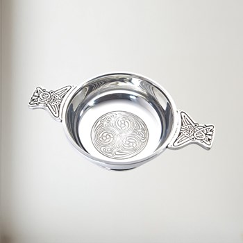 Large Kells Pewter Quaich