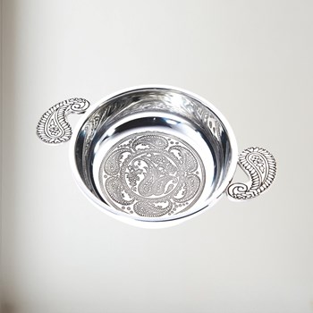 Large Paisley Pewter Quiach