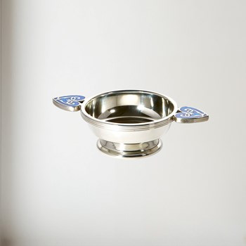 Medium Blue Heart Of The Highlands Quaich