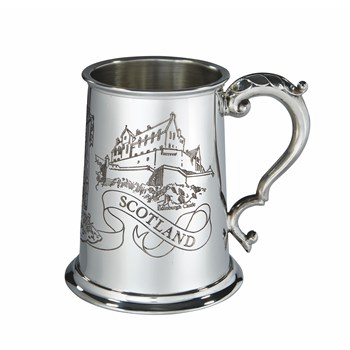 Scotland One Pint Pewter Tankard