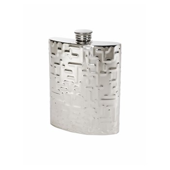 6oz Metropolitan Pewter Kidney Hip Flask