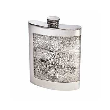6oz Red Room Pewter Kidney Flask