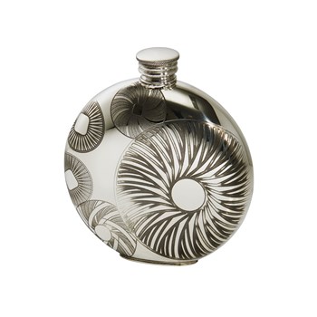 6oz Round Millstones Flask