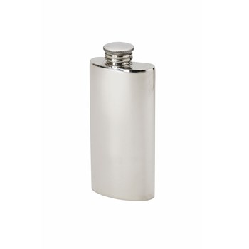 2oz Plain Pewter Purse Flask