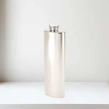 3oz Plain Pewter Purse Flask