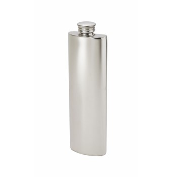 3oz Plain Pewter Purse Flask