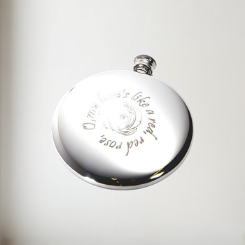 Red Red Rose Sporran Flask
