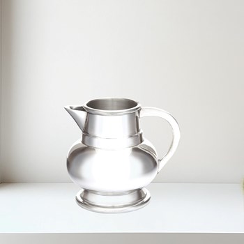 Small Pewter Water Jug Beer Pitcher