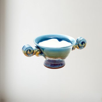 Summer Tide 3" Ceramic Quaich