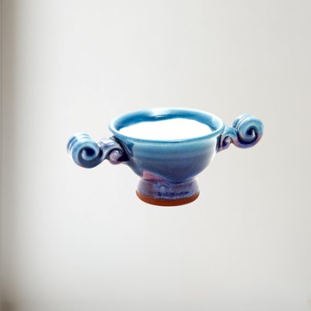 Highland Heather 3" Ceramic Quaich