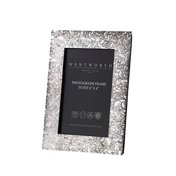 Love Skull Pewter 6"X4" Picture Frame