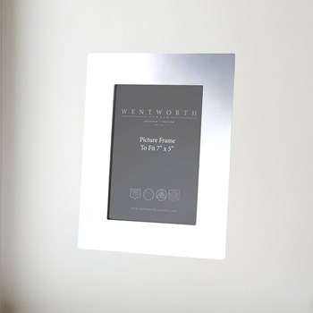 Plain Pewter 7" X 5" Picture Frame