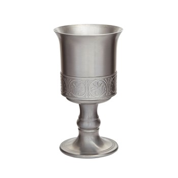 Medieval Antique Finish Pewter Goblet
