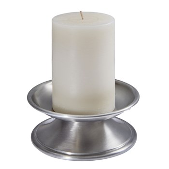 Medieval Antique Finish Pewter Candle Holder