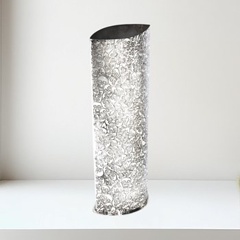 Love Skull Pattern Pewter Vase