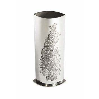 Single Paisley Pewter Budvase