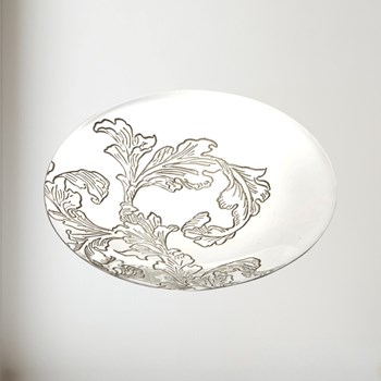 Acanthus Pattern Pewter Bowl