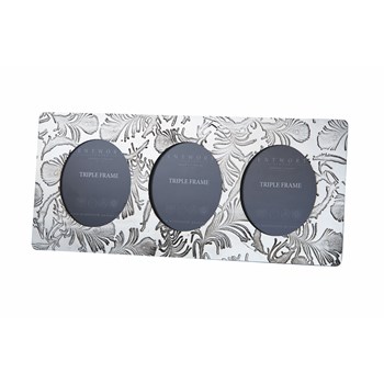 Tree Of Life Pewter Triple Frame