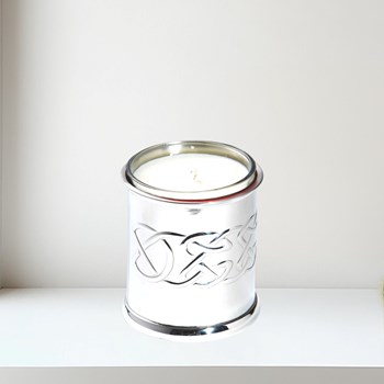 Pewter Embossed Celtic Candle Votive
