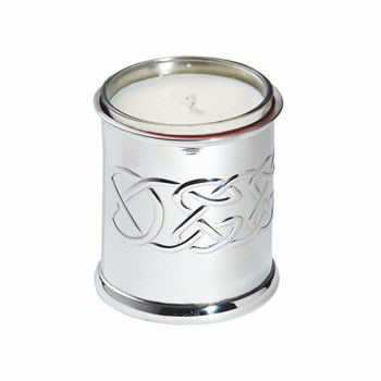 Pewter Embossed Celtic Candle Votive