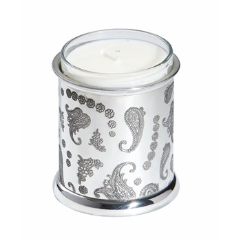 Paisley Pewter Candle Votive Holder