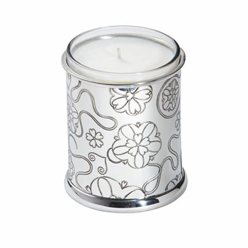 Yorkshire Rose Pewter Candle Votive