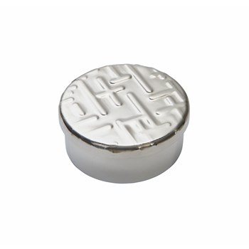 Small Metropolitan Pewter Trinket Box