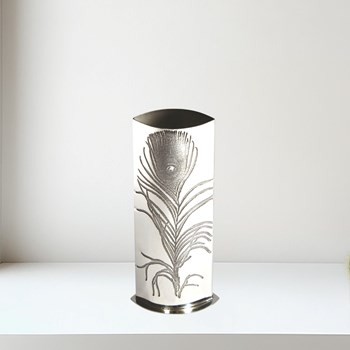 Peacock Pewter Budvase