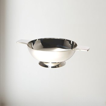 4" Plain Silver Plated Quaich