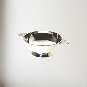 3" Celtic Silver Plated Quaich