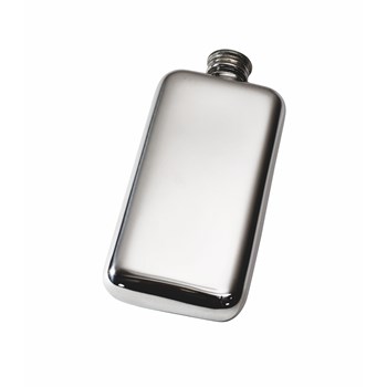 3oz Plain Pewter Pocket Flask