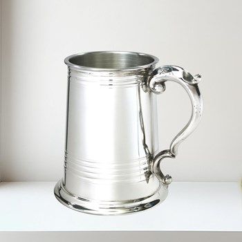Worcester One Pint Pewter Tankard