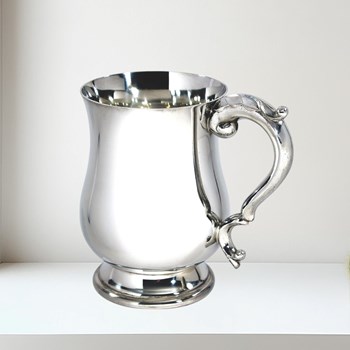 Georgian Pewter One Pint Tankard
