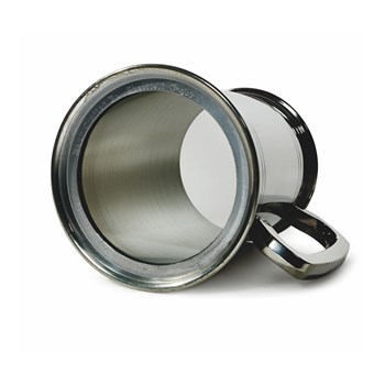 Standard Lined Glass Base One Pint Pewter Tankard